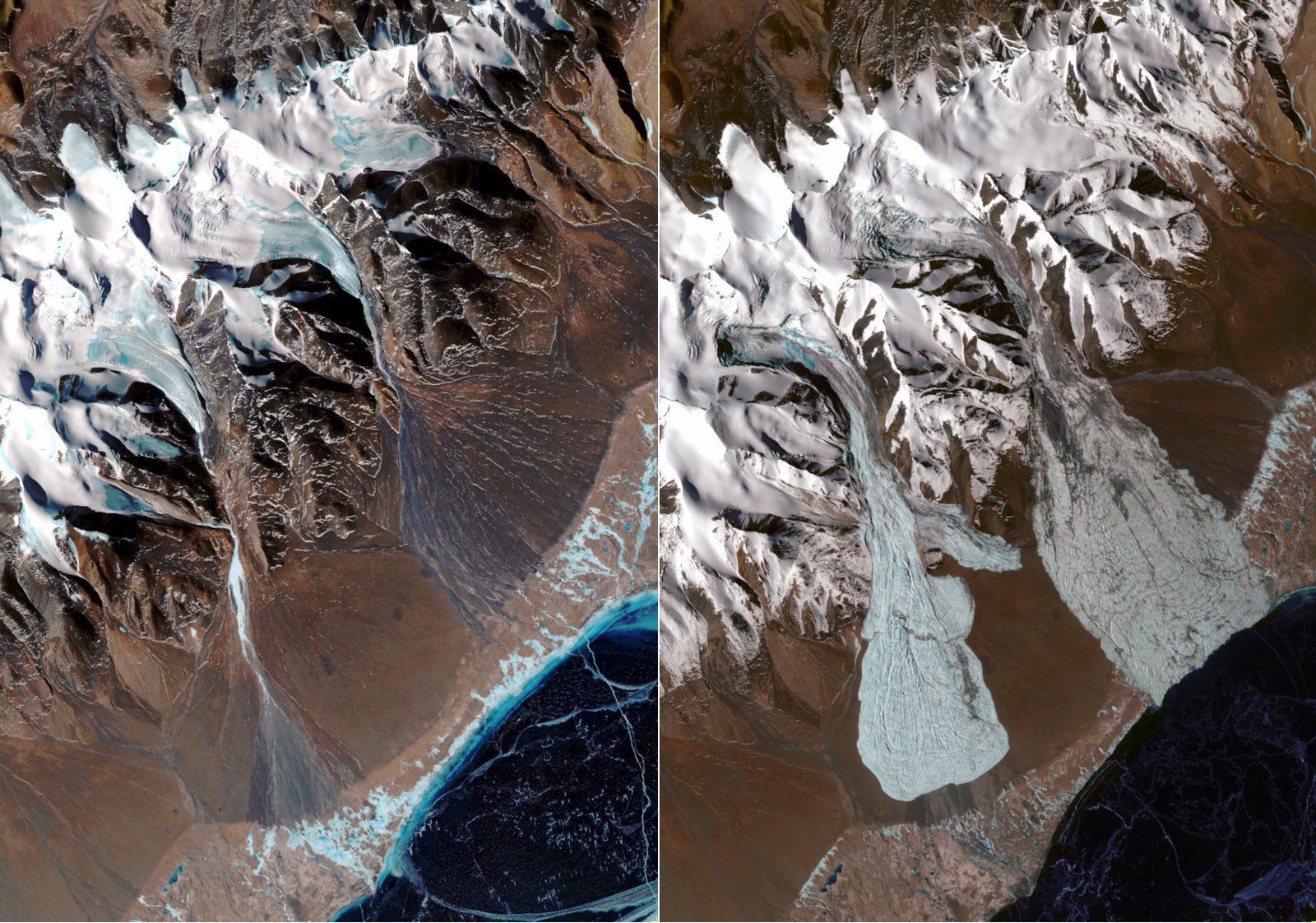 Таяние ледников 2020 в Гренландии