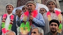 Awami Action Committee protest